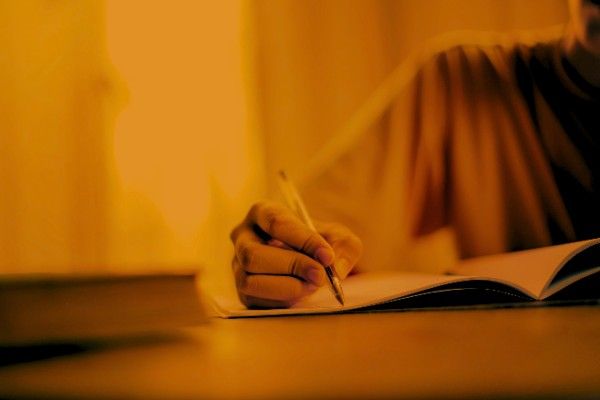 PhD student receiving tech proposal guidance