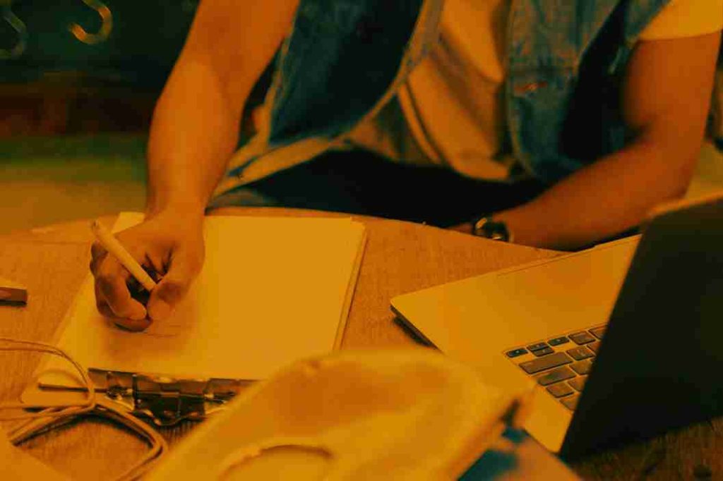 PhD student receiving biostatistics anxiety help during thesis data analysis session