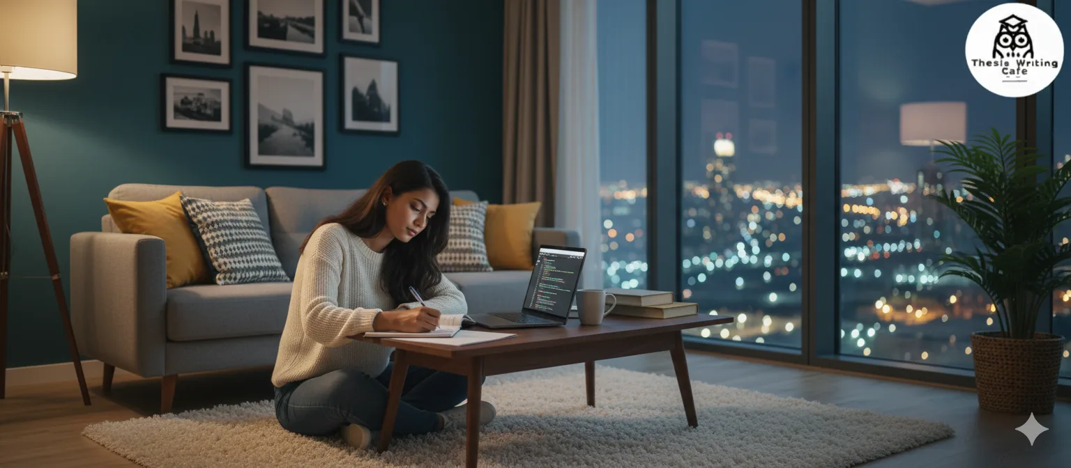 A professional assignment helper assisting a student