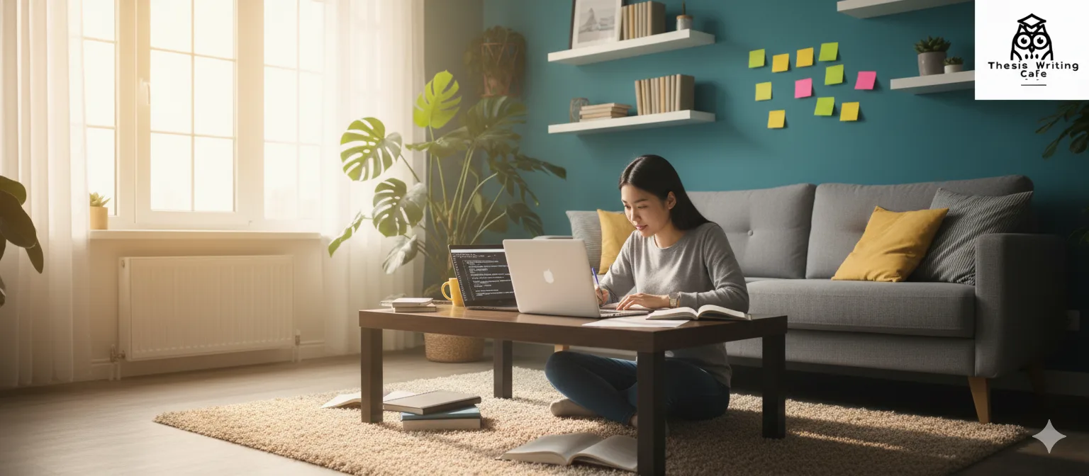 Student receiving assignment help in Dubai