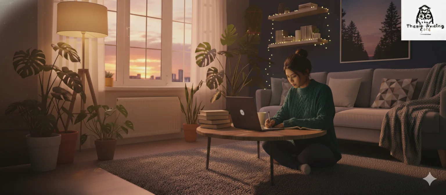 A professional academic writer in Dubai helping a student with an assignment