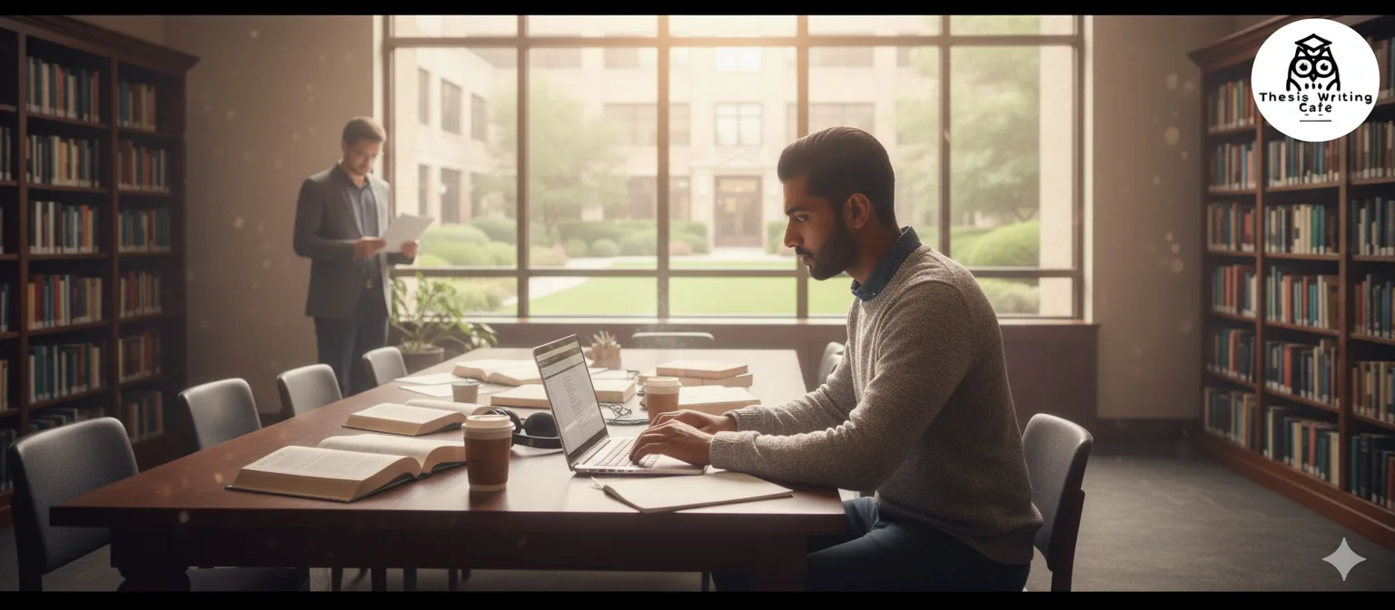 A student receiving expert assignment help in Dubai